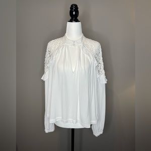 Free People blouse in medium white